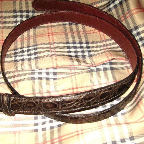 ❤️ DELUXE BRAND (GGDB) Venice Genuine Crocodile Belt - Size L main image 8